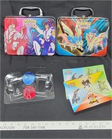 2 Pokémon Metal Lunchboxes