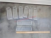 White wire shelving