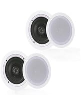 $43 Pyle Pair 5.25” Flush Mount In-wall In-ceiling