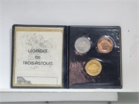 1992 Trois Pistoles $1 Dollar Set