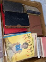 Box of books some are vintage including Shirley