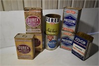 Vintage Metal Antifreeze Cans