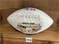 STEELERS SUPER BOWL CHAMPS COMMEMORATIVE FOOTBALL