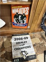 COMMEMORATIVE 1990S WHEATIES BOX WITH JAGR