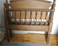 Antique Twin Spool Bed Frame