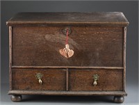Pine Marriage Chest, 17th/18th century.