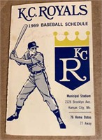 1969 Kansas City Royals Pocket Schedule