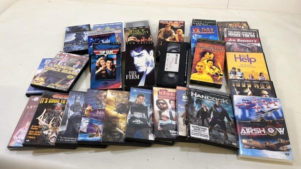 VHS & DVD lot