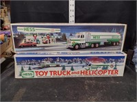 Two HESS Toy Trucks in OG Boxes