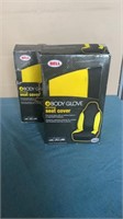 Two Bell Yellow  Body Glove Hyper-Fit Seat Cover