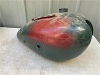 Early metal petrol tank