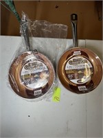 2 Non-Stick Copper Pans