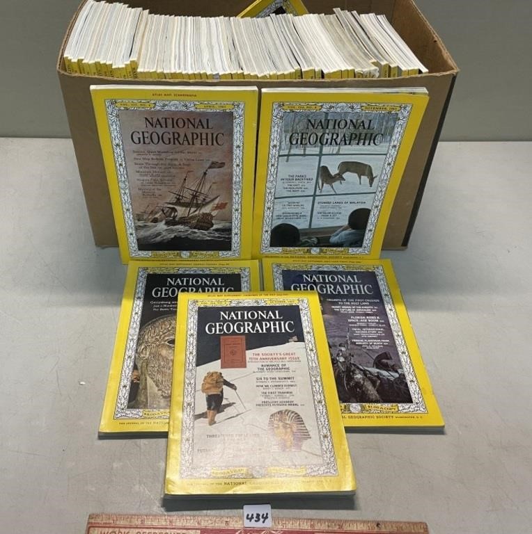 1960S-1980S NATIONAL GEOGRAPHIC MAGAZINES