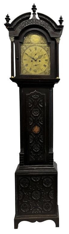 18THC. TALL CASE CLOCK BY PETER GILL, ABERDEEN