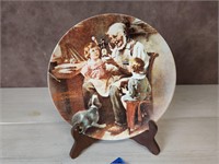 Vtg Norman Rockwell Collectors Plate