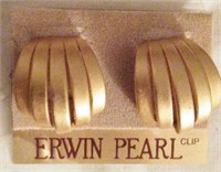 Erwin Pearl Gold-Tone Loops Earrings Clip-ons $30