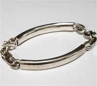 $270 Silver 22.71G 7.5"  Bracelet