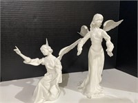 Boehm Vintage Angel Sculptures