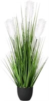 Vlorart Artificial Greenery Floor Plants with Reed