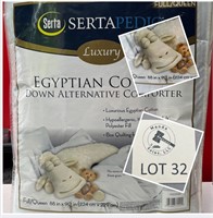 Egyptian Cotton Down Alternative Comforter New