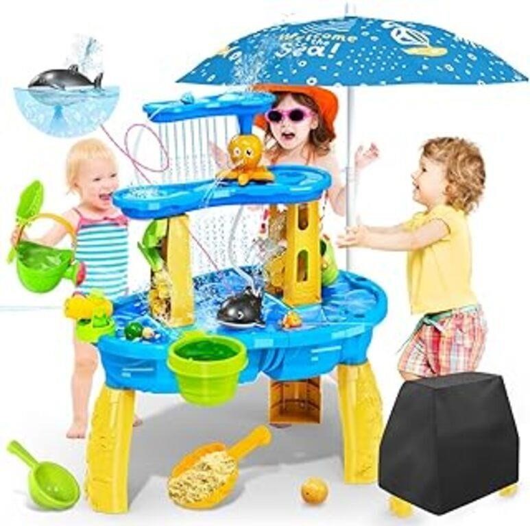 Vatos Sand Water Table Toys For Toddlers Kids -