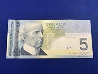 2006 Canada $5 Five Dollar Bill
