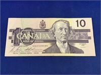 1989 Canada 10 Dollar Banknote