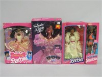 (4) AFRICAN-AMERICAN BARBIES: