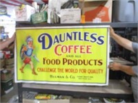 RARE DAUNTLESS COFFEE SIGN