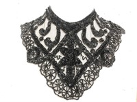 Beaded lace Victorian style collar