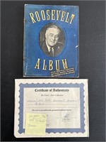 1945 Roosevelt Album Erik L. Dorr Collection