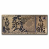 2023 100 Milligrams Gold Aurum Freedom Note (24k)