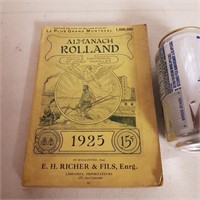 Almanach  Rolland  1925