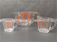 Pyrex, Anchor Hocking Glass Measuring Cups