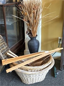Baskets and Easel