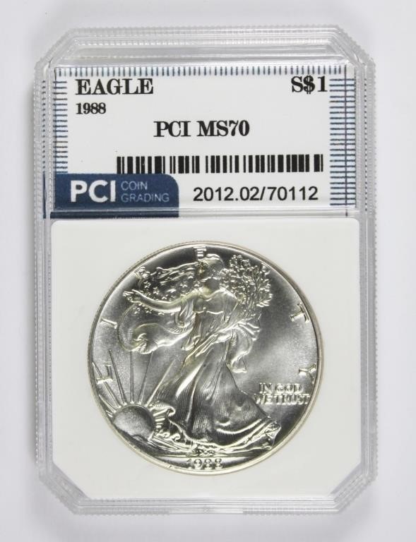 1988 AMERICAN SILVER EAGLE