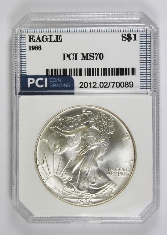 1986 AMERICAN SILVER EAGLE