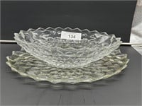 A.F. 11 3/4" oval vegetable bowl no raise w/ plate