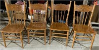 4 Contemporary Pressback Chairs *LY. NO SHIPPING