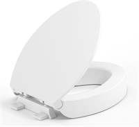 Heavy Duty Toilet Seat Riser  White (18.5)