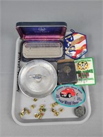 Boys Scout Pins, Rolls Razor And More