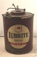 Lubrite oil can w/ Pegasus
