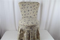 Victorian Skirted Boudoir Chair