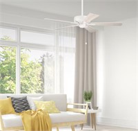 Harbor Breeze 52in White Indoor Ceiling Fan $80