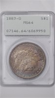 1883-O Morgan Silver $1 PCGS MS64