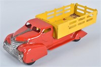 EARLY MARX STAKE BED TRUCK RED / YELLOW