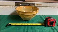 Nelson McCoy Yellow Ware Stoneware Mixing Bowl