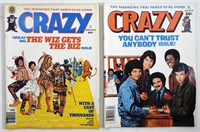 (2) CRAZY MAGAZINES