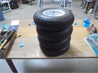 4 two wheel dolly tires
