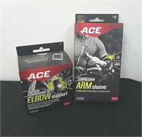 New ace uniform compression elbow support and arm